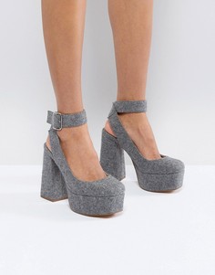 Туфли на каблуке и платформе ASOS PICASSO - Серый