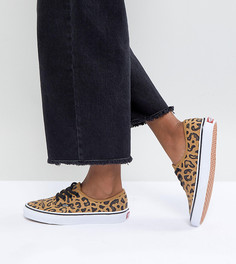 Кеды унисекс с леопардовым принтом Vans Authentic - Мульти