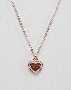 Ожерелье с подвеской-сердечком Michael Kors - Золотой
