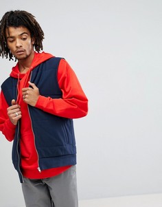Темно-синий стеганый жилет ASOS - Темно-синий