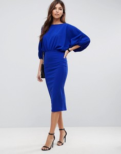Платье-футляр миди ASOS - Синий