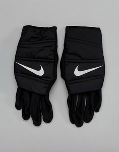 Черные стеганые перчатки Nike Running RG.I9-042 - Черный