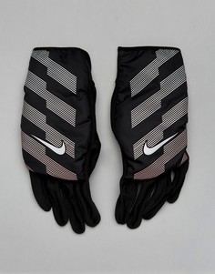 Черные стеганые перчатки Nike Running Flash RG.J3-082 - Черный