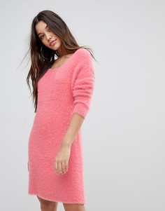 Платье-джемпер с круглым вырезом PrettyLittleThing - Розовый
