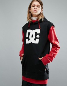 Красный худи с двухслойной основной частью DC Shoes Snow Dryden - Красный