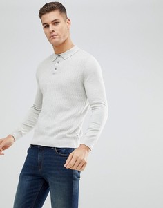 Поло с длинными рукавами Burton Menswear - Серый