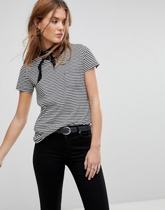 Футболка в тонкую полоску с окантовкой Levis - Синий Levis®