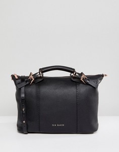 Кожаная сумка-тоут Ted Baker - Черный