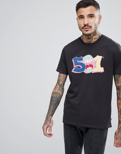 Черная футболка с принтом Levis 501 - Черный Levis®