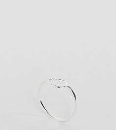 Серебряное витое кольцо ASOS - Серебряный