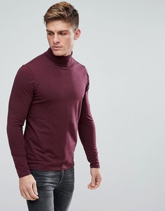 Темно-бордовая водолазка New Look - Красный