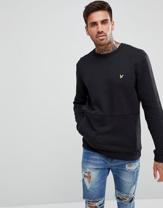 Черный свитшот с карманом Lyle &amp; Scott - Черный