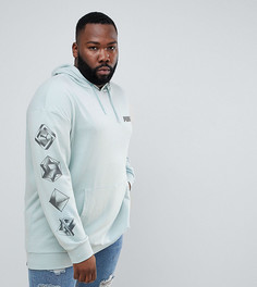 Зеленый худи с принтом на спине Puma PLUS эксклюзивно для ASOS - Зеленый