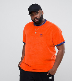 Красная махровая футболка Puma PLUS эксклюзивно для ASOS - Красный