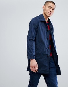 Темно-синий тренч Abercrombie &amp; Fitch - Темно-синий