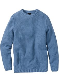 Пуловер Regular Fit (синий) Bonprix