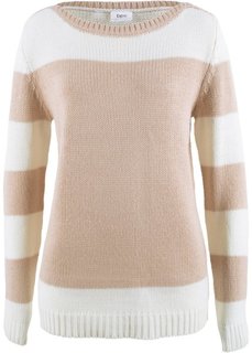Пуловер (кремовый/телесный) Bonprix