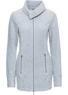 Куртка из флиса (светло-серый меланж) Bonprix