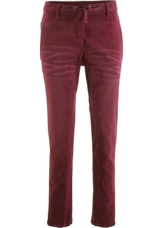 Вельветовые брюки (кленово-красный) Bonprix