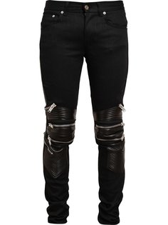 джинсы с отделкой молниями Saint Laurent