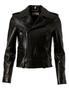 классическая байкерская куртка Saint Laurent