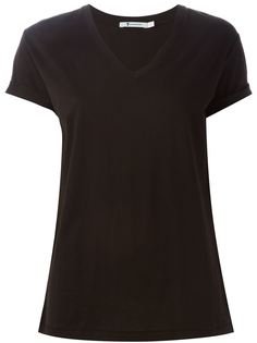 футболка c V-образным вырезом   T By Alexander Wang