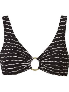 striped bikini top Amir Slama