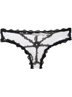 трусы с кружевными оборками Fleur Du Mal