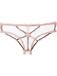 трусы с кружевными оборками Fleur Du Mal