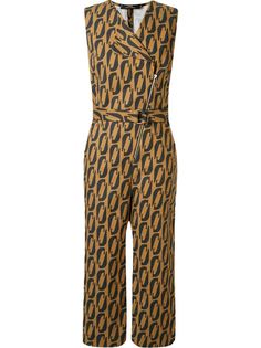 printed cropped jumpsuit Andrea Marques