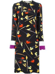 платье с абстрактным принтом Emilio Pucci