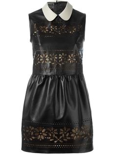 платье с перфорированным дизайном  Red Valentino