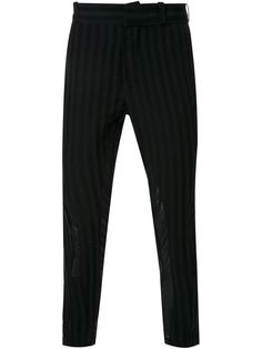 брюки Shaft в полоску  Ann Demeulemeester