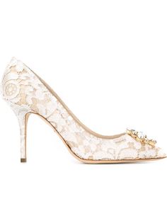 декорированные туфли из кружева Dolce &amp; Gabbana