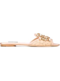декорированные сандалии из кружева Dolce &amp; Gabbana