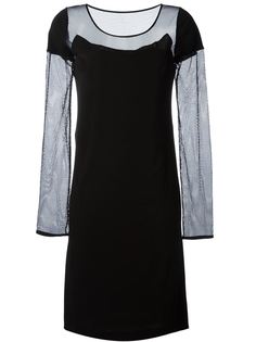 платье с сетчатыми рукавами  Maison Margiela