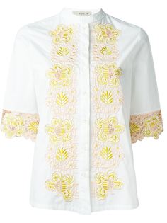 рубашка с вышивкой  Etro