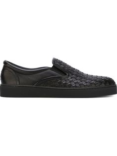 плетеные кеды-слипон  Bottega Veneta