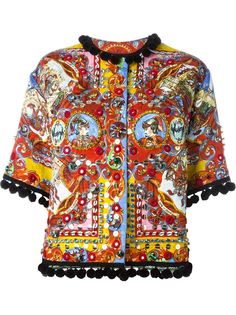 куртка с принтом Carretto Siciliano Dolce &amp; Gabbana