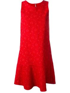 кружевное жаккардовое платье Ermanno Scervino