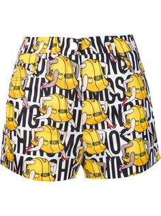 шорты с принтом  Moschino