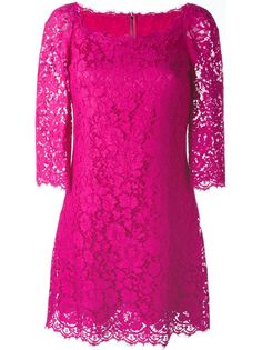 кружевное платье мини Dolce &amp; Gabbana