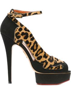 туфли Leopardess  Charlotte Olympia