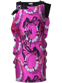 платье-шифт с принтом Lanvin