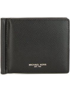 бумажник с золотистым логотипом Michael Kors