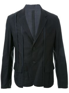 пиджак с контрастной строчкой Yohji Yamamoto