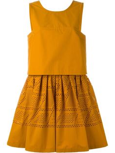 платье без рукавов Fendi