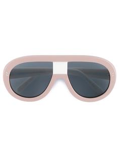 объемные солнцезащитные очки-авиаторы Stella Mccartney Eyewear
