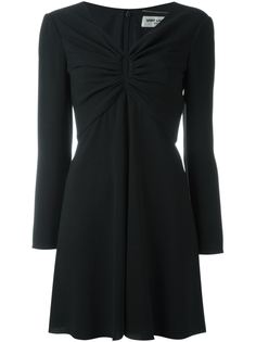 платье c V-образным вырезом   Saint Laurent