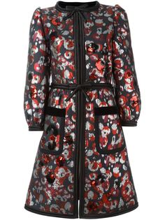 пальто с пайетками Warped Flower Marc Jacobs